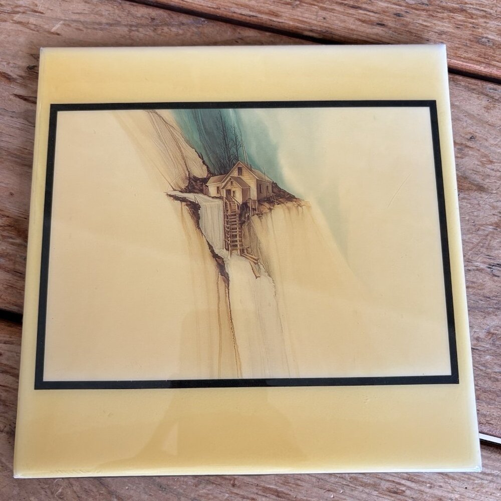 Albert Dreher Signed Ceramic Art Tile 8x8 Inch Square READ